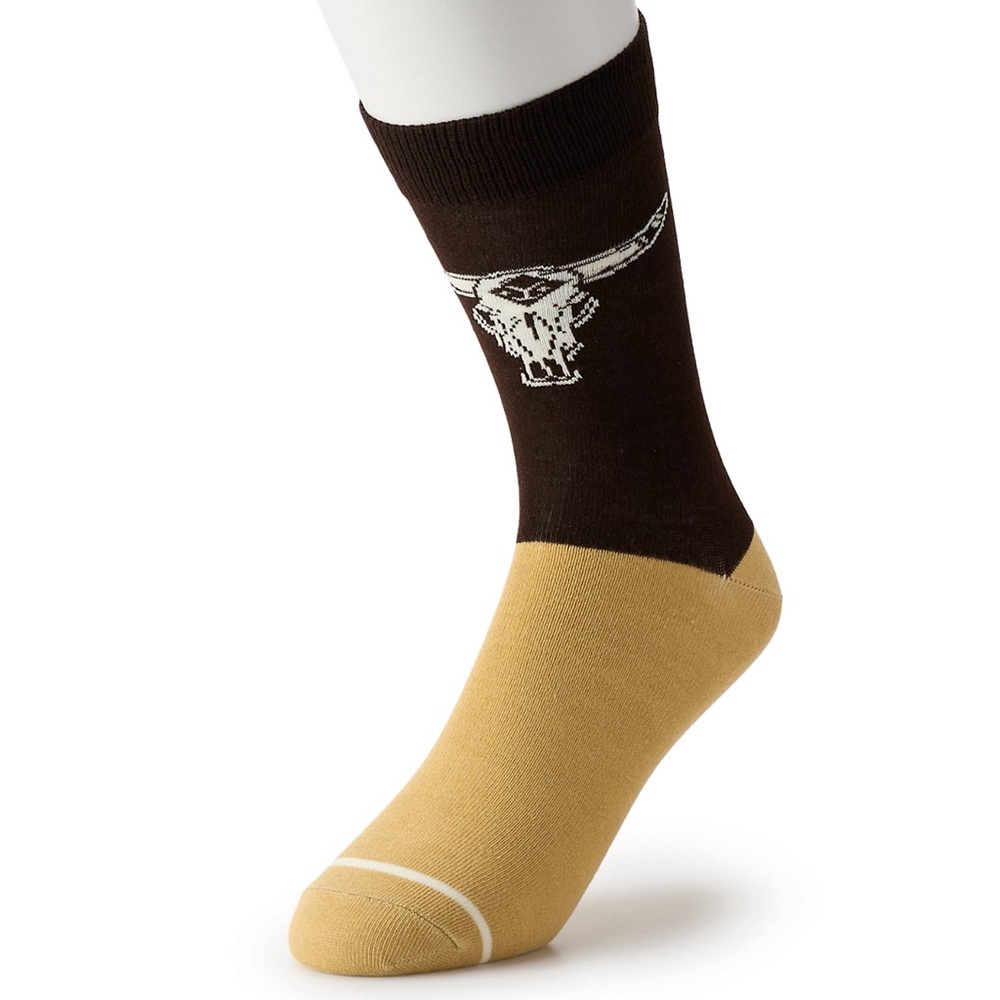 Yellowstone Men Crew Socks Size 8-12